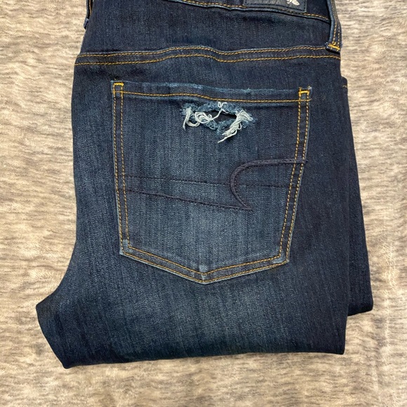 American Eagle Skinny Ripped Jeans Size 12 - Picture 3 of 4